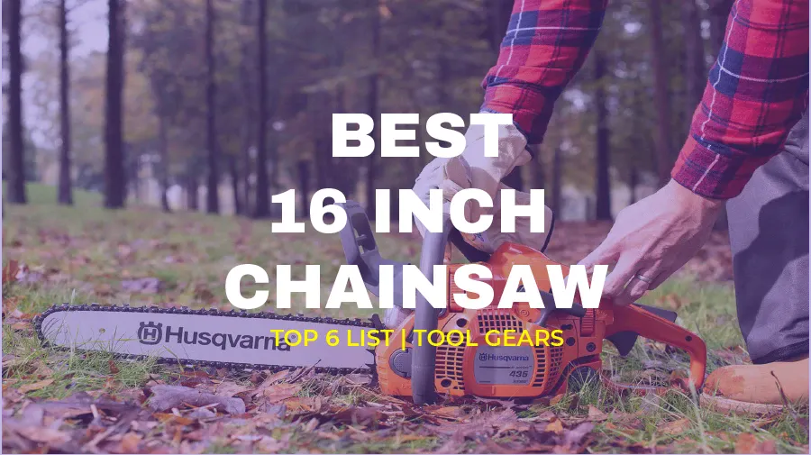 Best 16 Inch Chainsaws For 2021 - Top Picks Reviewed